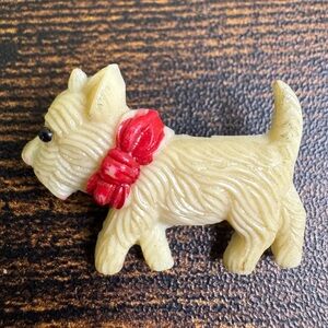❤️#50. Celluloid Scottie Dog Pin